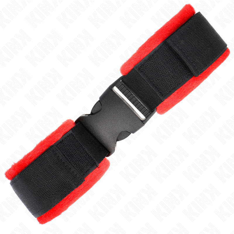 Restricciones de Muñeca de Nylon Ajustables Hook&Loop Negro 25-35cm