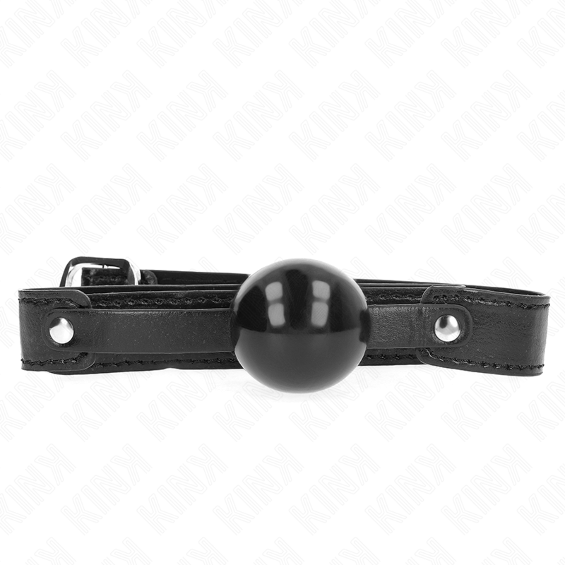 KINK Bola Gag Macia TPE 4cm com Tira ajustável para submissão BDSM