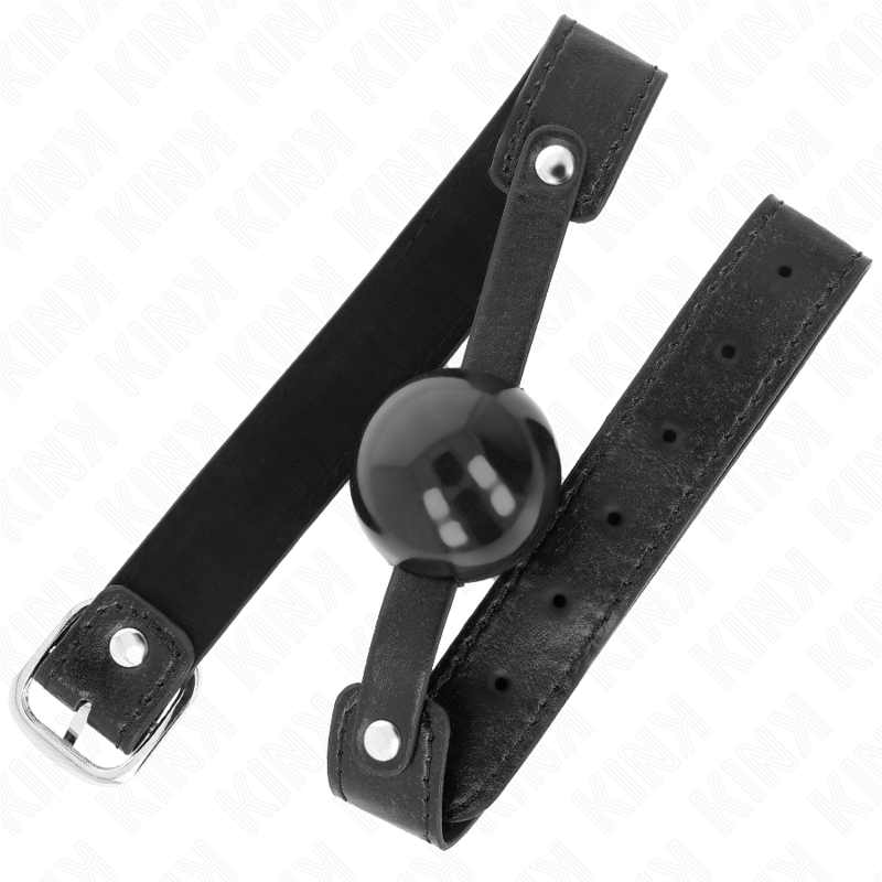 KINK Bola Gag Macia TPE 4cm com Tira ajustável para submissão BDSM