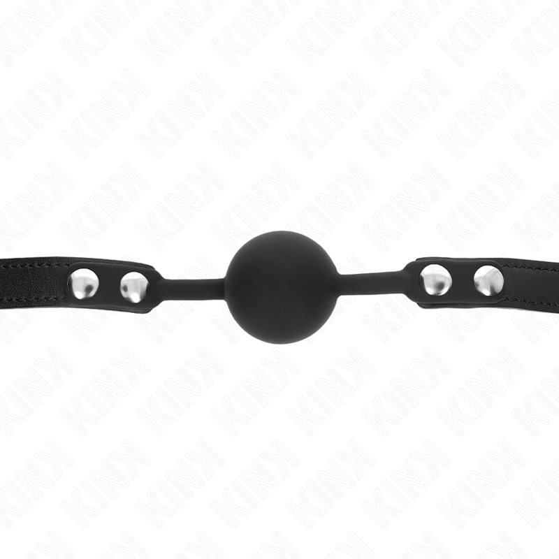 Mordaça de bola de silicone KINK 4 CM para jogos BDSM