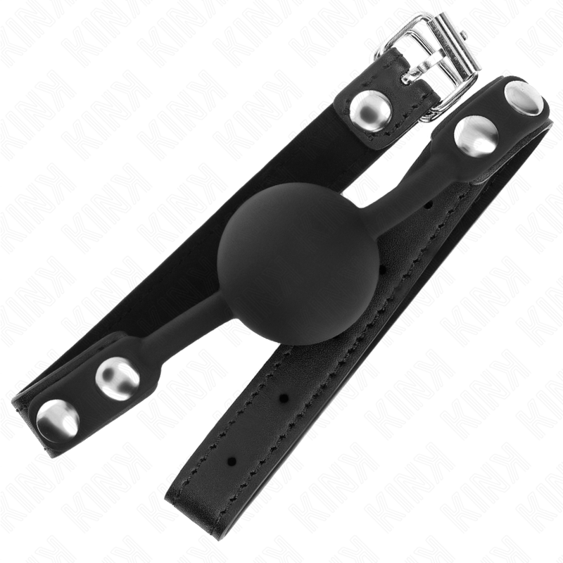 Mordaça de bola de silicone KINK 4 CM para jogos BDSM