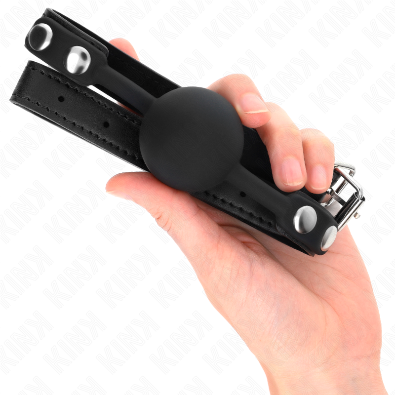 Mordaça de bola de silicone KINK 4 CM para jogos BDSM