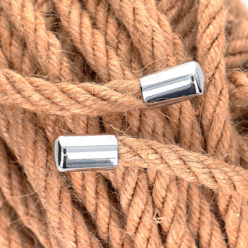 Corda de Cânhamo KINK 10 Metros com Cabeça de Metal para Bondage e Shibari
