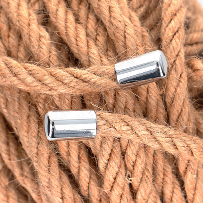 Corda de Cânhamo KINK 10 Metros com Cabeça de Metal para Bondage e Shibari