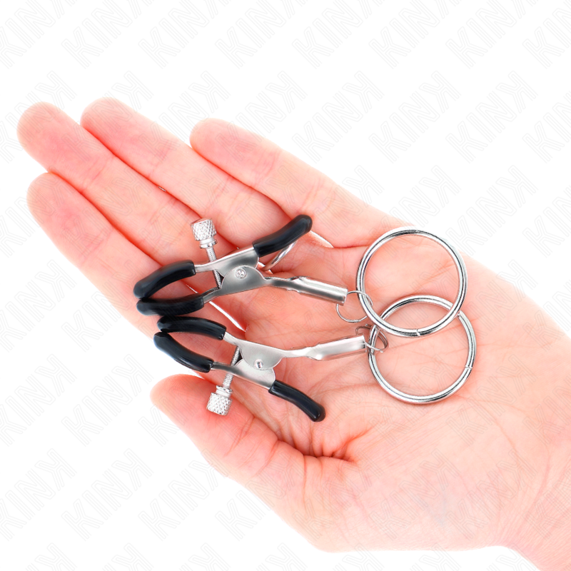 KINK Grampo de Mamilo O-Ring 6cm para estimulação e controlo BDSM.