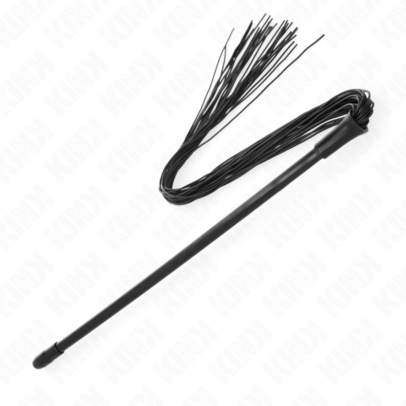 KINK Chicote de Silicone 60 CM, ideal para exploração BDSM e sessões de prazer.