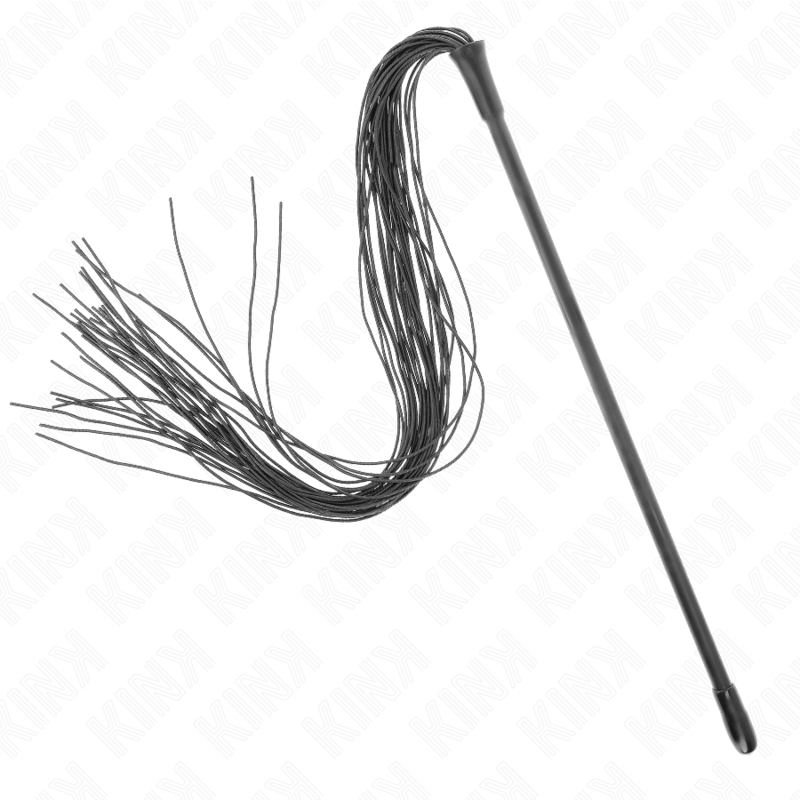 KINK Chicote de Silicone 60 CM, ideal para exploração BDSM e sessões de prazer.