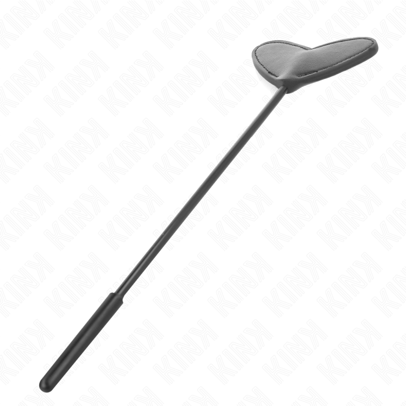 KINK Paleta BDSM Formato Coração Preto 33x10cm para exploração de prazer