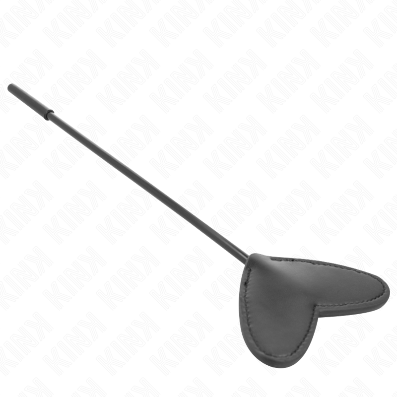 KINK Paleta BDSM Formato Coração Preto 33x10cm para exploração de prazer