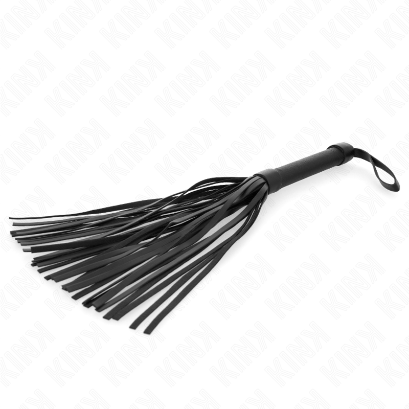 KINK Chicote Estilo Neoprene 48,5 CM, ideal para BDSM e jogos de impacto.