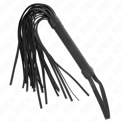 KINK Chicote Estilo Neoprene 48,5 CM, ideal para BDSM e jogos de impacto.