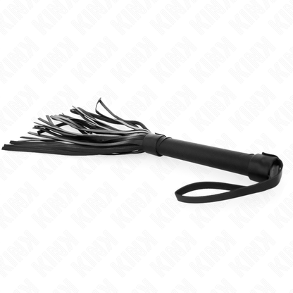 KINK Chicote Estilo Neoprene 48,5 CM, ideal para BDSM e jogos de impacto.