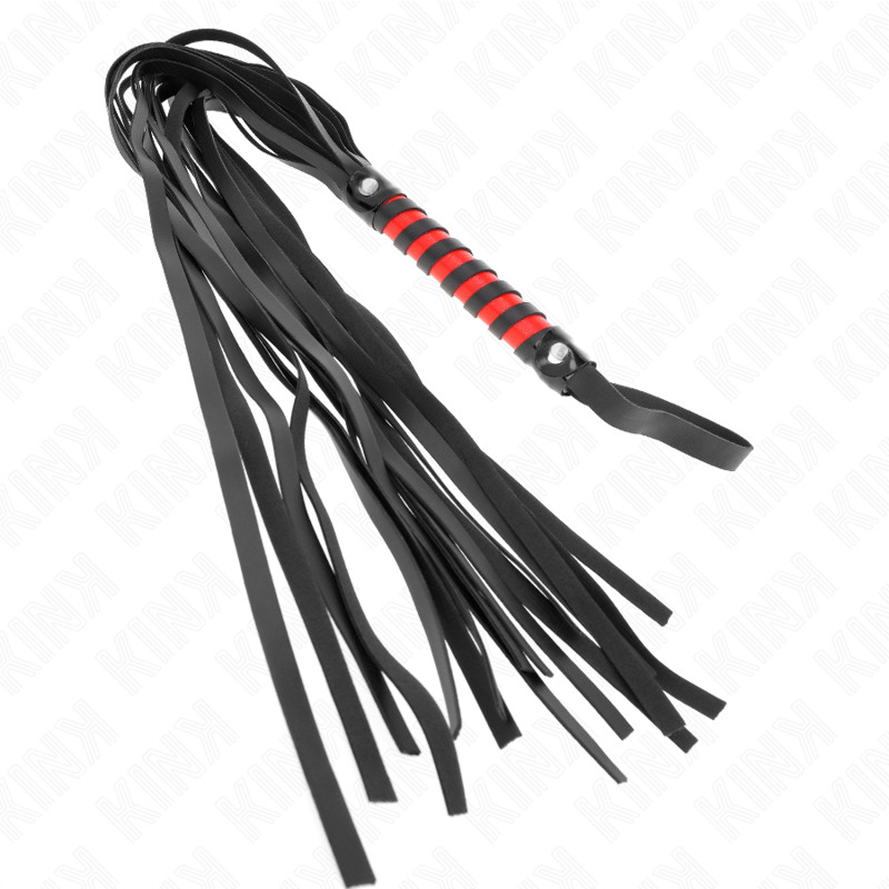 KINK Chicote Riscas Longas 70cm BDSM para jogos de dominação e submissão