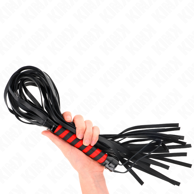 KINK Chicote Riscas Longas 70cm BDSM para jogos de dominação e submissão