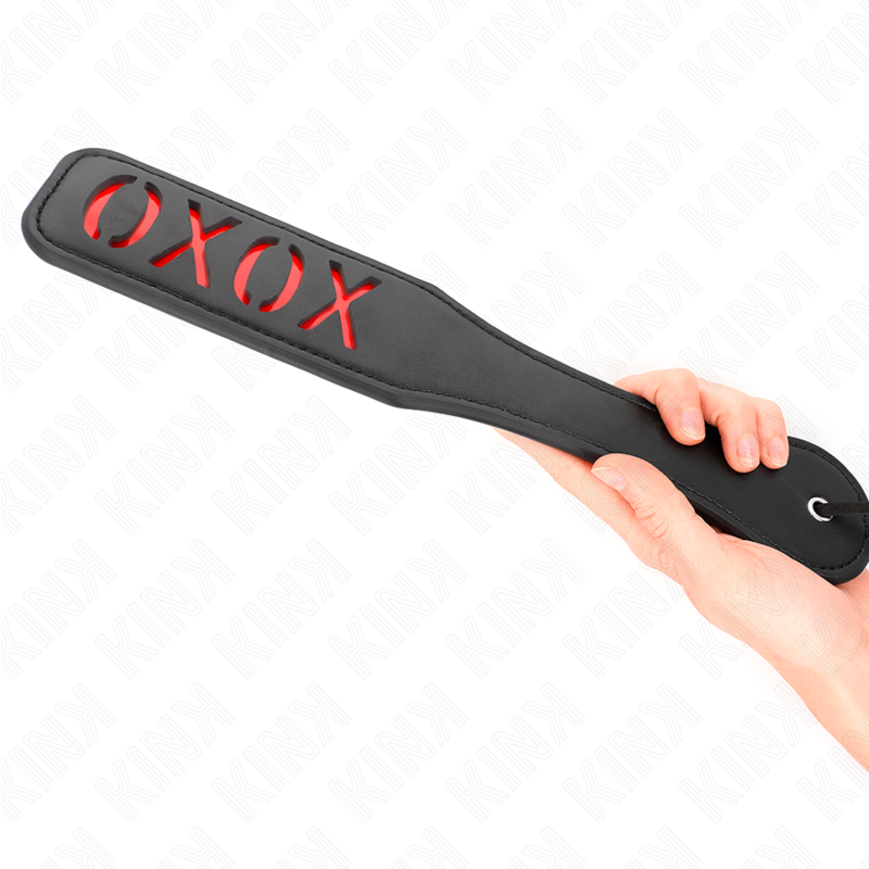 KINK Paleta de Canto Redondo XOXO 32x6cm para jogos de impacto BDSM