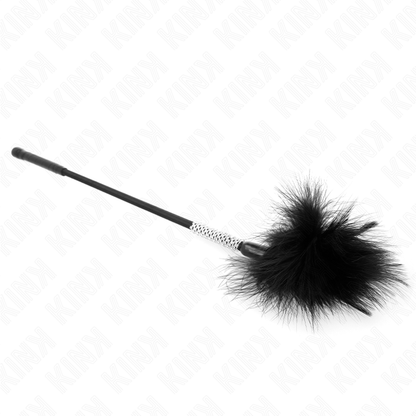 KINK Penas de Cócegas com Cabo de Strass 50 CM para jogos sensoriais BDSM