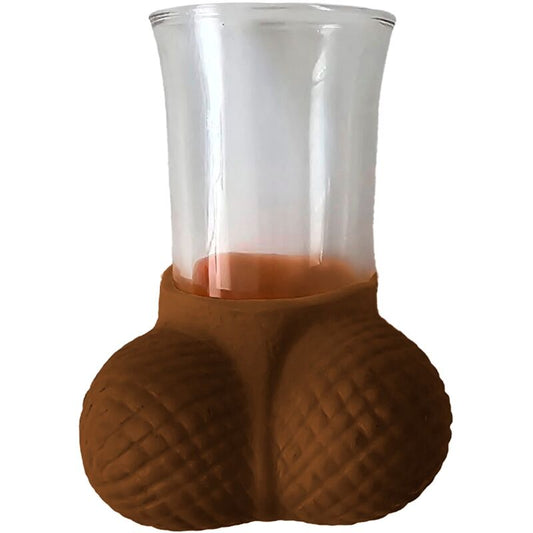 Vaso de Chupito Divertido con Forma de Pene y Huevos