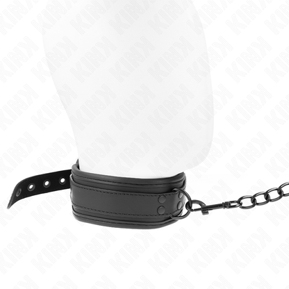KINK Colar de Neoprene Bondage Modelo 1 com Cinto Ajustável, ideal para experiências BDSM.