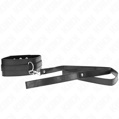 Colar KINK com cinto para BDSM, ajustável e elegante.
