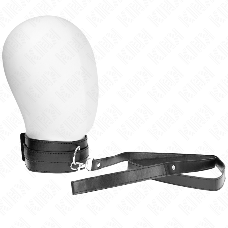 Colar KINK com cinto para BDSM, ajustável e elegante.