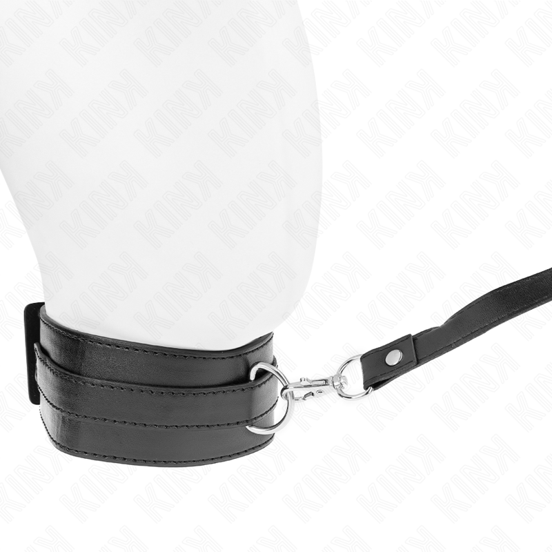 Colar KINK com cinto para BDSM, ajustável e elegante.