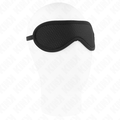 KINK Bandagem de Textura Escala com Borda Coberta Preta 20 x 7 CM, ideal para jogos BDSM.