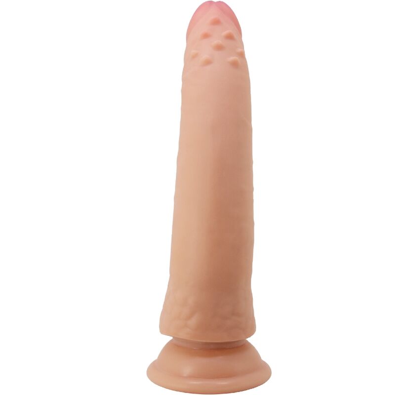 Dildo realista PRETTY LOVE Kable de 21 cm com ventosa e textura de pele, na cor carne.