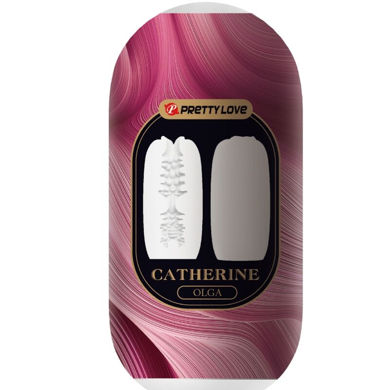 Masturbador Masculino PRETTY LOVE Olga Branco com interior estimulante