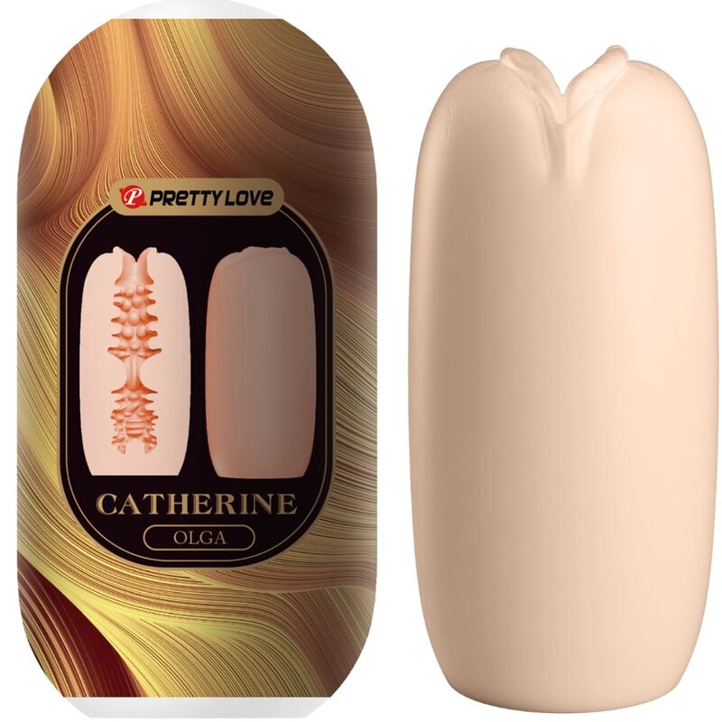 Masturbador Masculino PRETTY LOVE Olga com textura interna para sensações reais.
