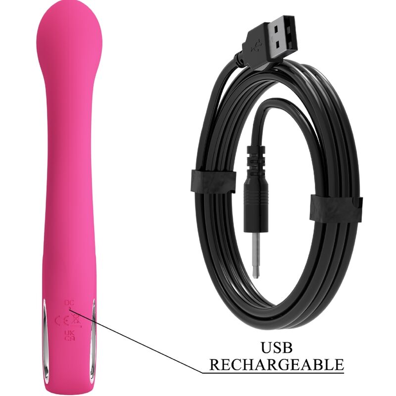 Vibrador Rabbit PRETTY LOVE Fritz Rosa com 12 Vibrações para dupla estimulação