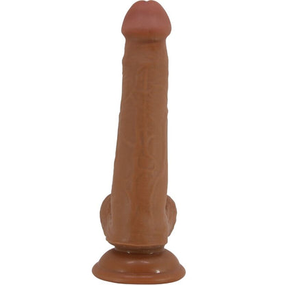 Close-up do Dildo Realista PRETTY LOVE de 22cm com ventosa, mostrando sua textura e detalhes.