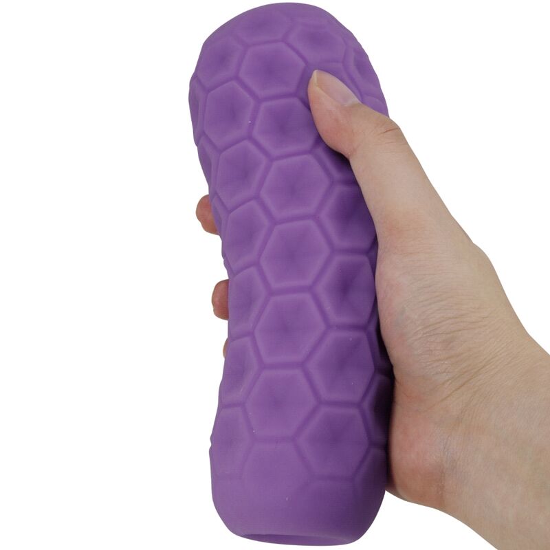 PRETTY LOVE Masturbador Masculino Twin Balls Roxo para prazer e estimulação intensos.