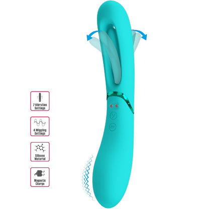 ROMANCE - VIBRADOR PUNTO G LEXIE 7 VIBRACIONES AZUL