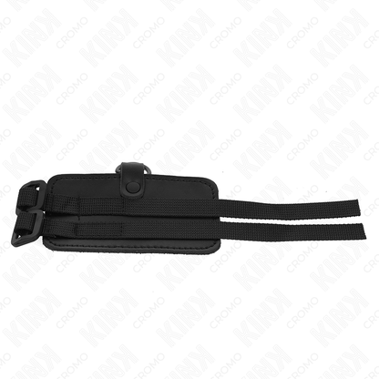 KINK Anel Peniano de Couro com Tiras Ajustáveis para controle e prazer BDSM