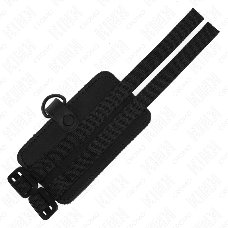 KINK Anel Peniano de Couro com Tiras Ajustáveis para controle e prazer BDSM