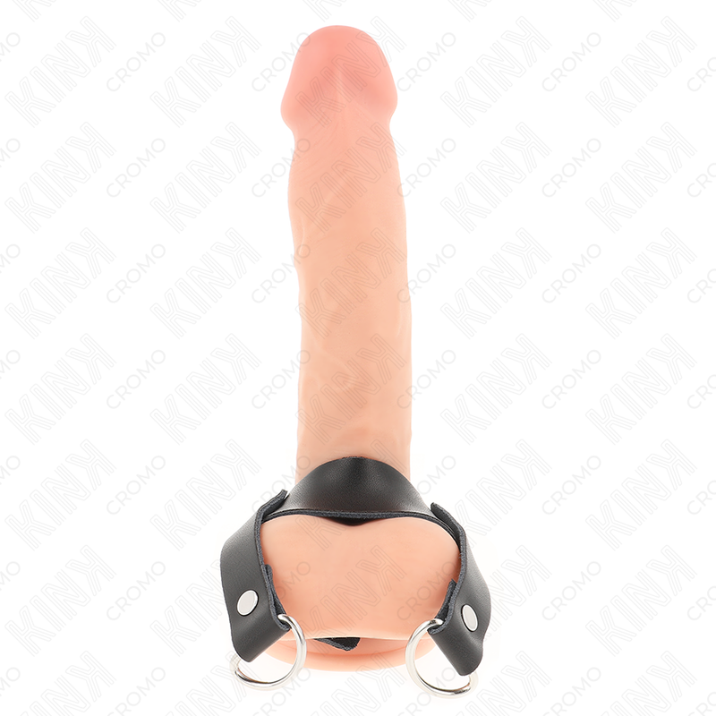 Close-up of the KINK Anel Peniano com Anéis em Forma de "D" showing its design and features.