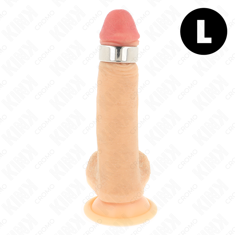 Anel Peniano de Metal KINK 3 CM, exibindo o seu design robusto e acabamento metálico.
