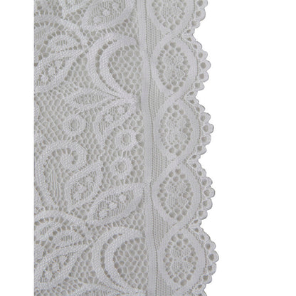 Body de Renda Branco Subblime Tamanho S/M, detalhes do design e textura da renda.