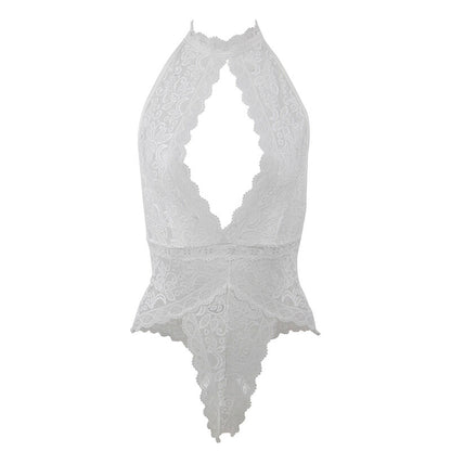 Body de Renda Branco Subblime Tamanho S/M, detalhes do design e textura da renda.