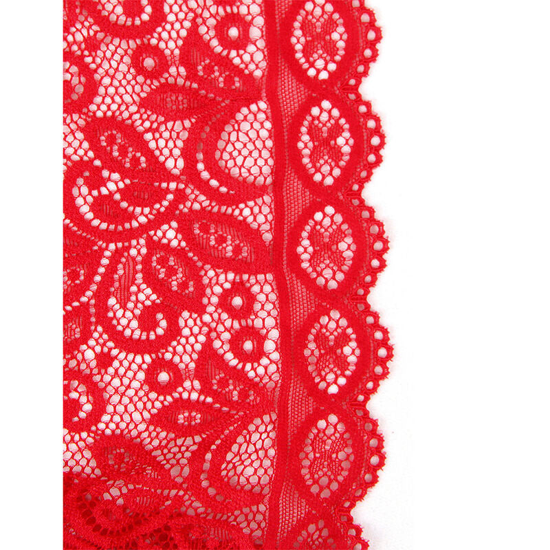 Body Open Cup SUBBLIME Vermelho L/XL para lingerie sensual