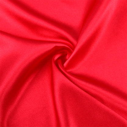 Conjunto de Camisola e Tanga SUBBLIME em Renda Transparente Vermelho e Preto L/XL