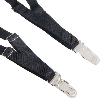 Body Subblime com Cinta-Liga Preto S/M em tecido delicado e design sedutor