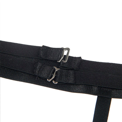 Body Subblime com Cinta-Liga Preto S/M em tecido delicado e design sedutor