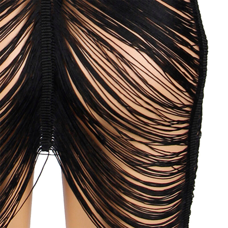 Subblime Vestido de Alças e Tanga Preto L/XL em tecido de alta qualidade.