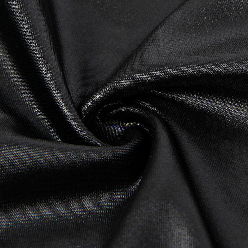 Close-up do Corpo Bondage SUBBLIME de Couro Preto L/XL, detalhando o design e material.