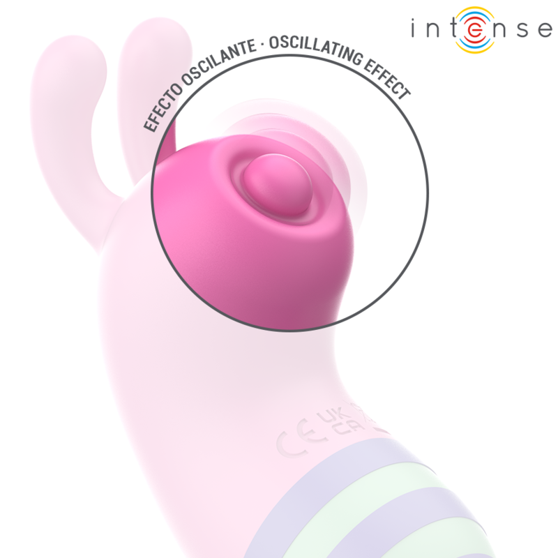 INTENSE Willie Estimulador Clitoriano Pulsante com Design de Abelha Rosa e Verde