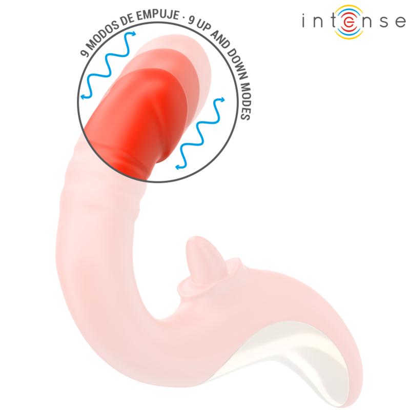 Vibrador e Estimulador INTENSE Paulina em formato U para prazer clitoriano e ponto G.