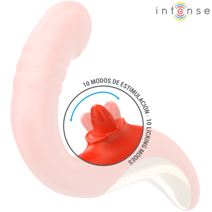 Vibrador e Estimulador INTENSE Paulina em formato U para prazer clitoriano e ponto G.