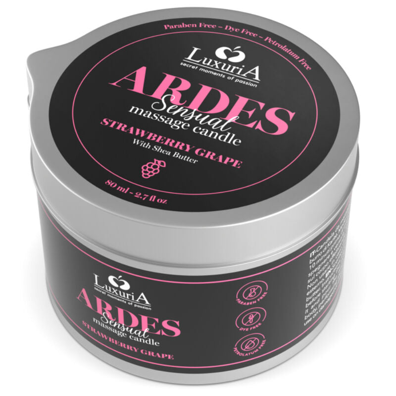 Vela de Masaje Luxuria de Uva