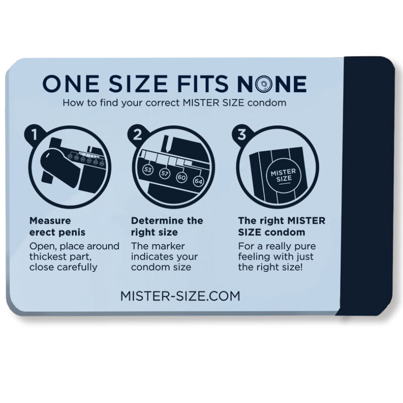 Medidor de Preservativos Mister Size